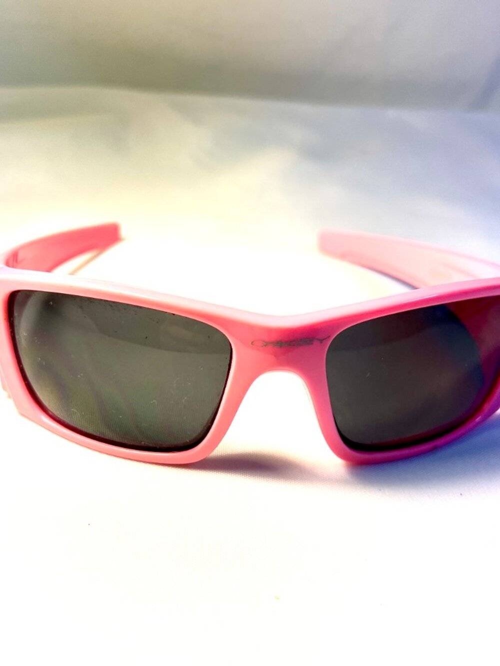 Oakley Pink Wraparound Sport Sunglasses - B1